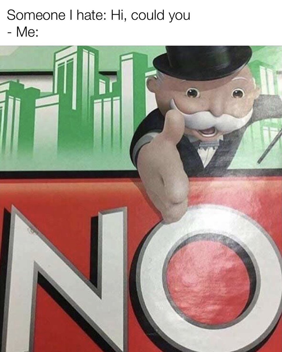 RelatableExper1's tweet image. No Sharol, I fucking can’t. Fuck off. 

#fuckoff #no #nosharol #meme #funnymeme #funnytwitter #memetwitter #memedaily #dailymeme #hateyou #donttalktome #dontspeaktome #fuckyou #lmao #conedy #relatable #relatableexperiences #blog #blogger