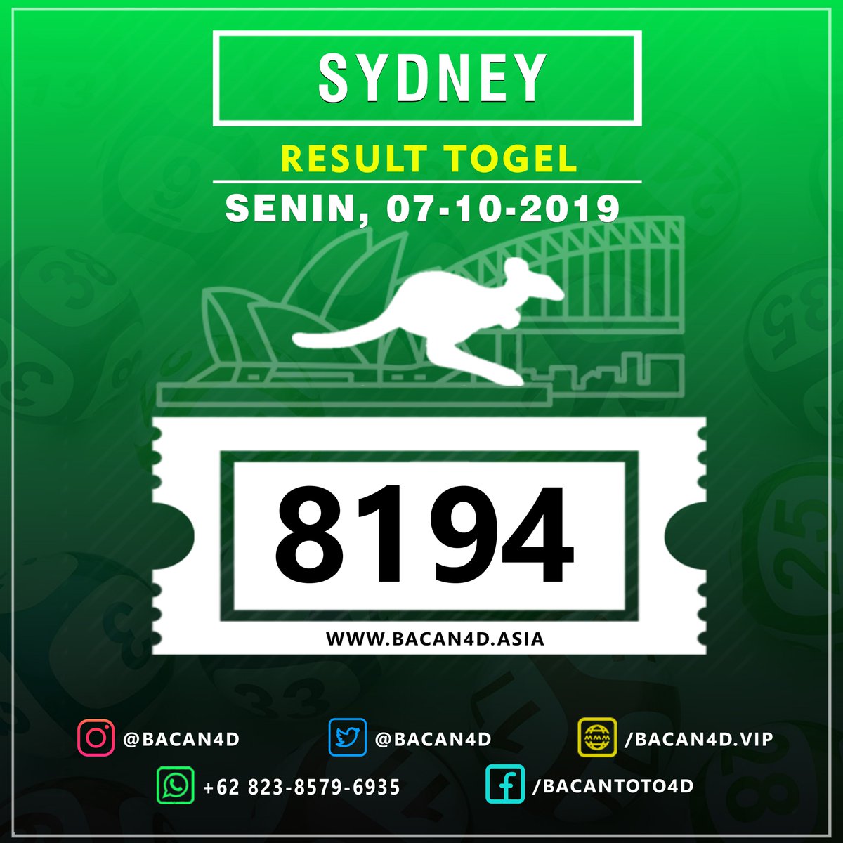 ණ Datu sunggul sydney senin  ණ 
