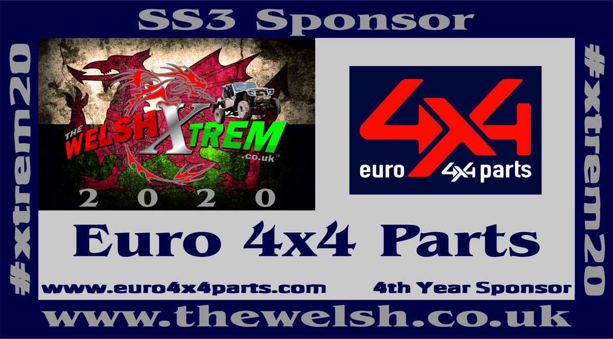 thewelshxtrem's tweet photo. Our 3rd #sponsoroftheweek is no other than @EURO4X4PARTS who are sponsoring Special Section 3 at the #Welsh #xtrem20
Euro 4x4 Parts stock over 55000 different part numbers for all 4wd vehicles which you can find in Europe.
 https://t.co/EOpfhsa3qC - Pièces et équipement 4x4 https://t.co/rwG6cQDy7k