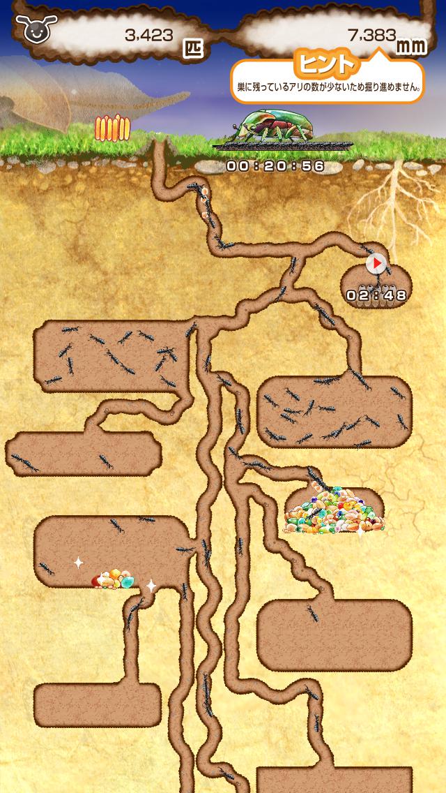 アリの巣コロニー