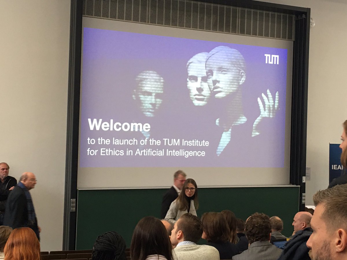 Das <a href="/IEAITUM/">Institute for Ethics in Artificial Intelligence</a> startet. Glückwunsch an das Team um <a href="/chluetge/">Christoph Lütge</a> <a href="/TU_Muenchen/">TU München</a>. Die Finanzierung durch <a href="/facebook/">Facebook</a> bleibt mE brisant. Welche Ergebnisse gibt es und wird sich <a href="/facebook/">Facebook</a> an ihnen orientieren? Jedenfalls heute erstmal: Guten Start! #ethik #KI #enqueteKI