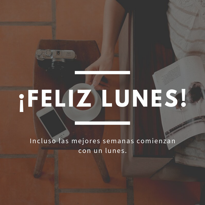H15House's tweet photo. ¡Buenos días y #FelizLunes! 😄 Os deseamos un MUY buen comienzo de semana y recordad "Incluso las mejores semanas comienzan con un lunes" y un café bien cargadito ☕ https://t.co/pgbGvCb8qZ