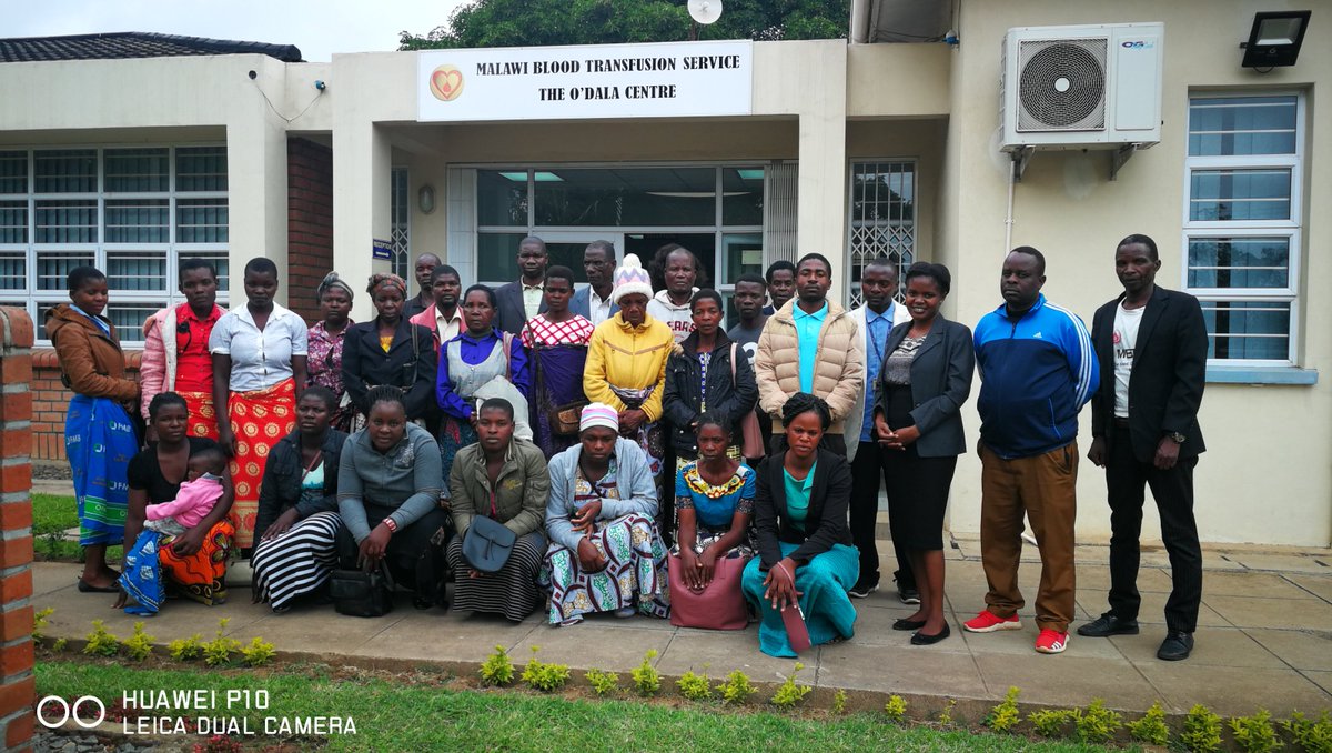 On 3rd October 2019 Area development committee members from TA Chimaliro visited MBTS' O'dala centre to have a feel of how blood is collected and processed. Here is the tour in pictures...