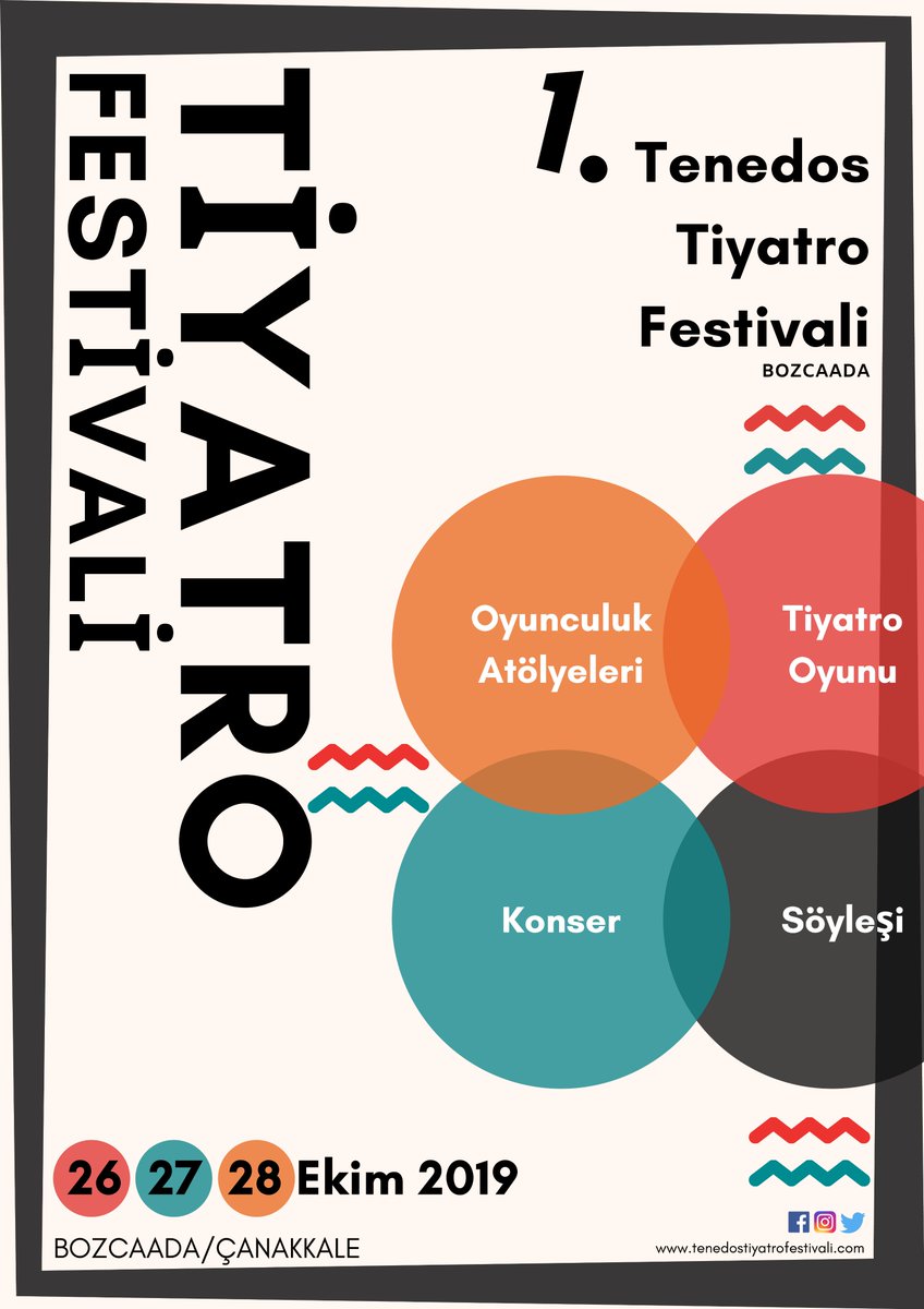 Bozcaada'da bu yıl ilk kez Tenedos Tiyatro Festivali düzenleniyor.  26 - 28 Ekim tarihlerinde ada büyük bir sahneye dönüşecek!