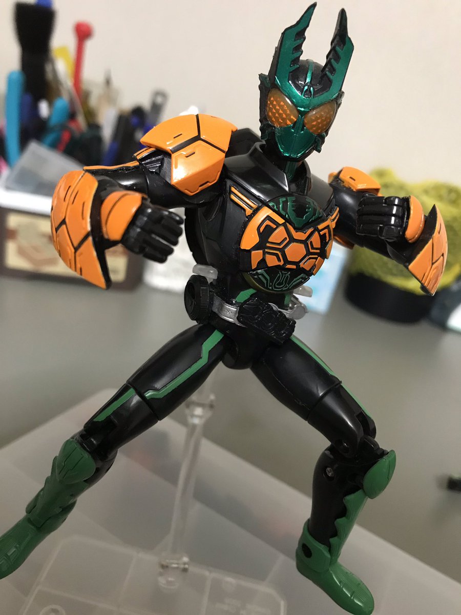 San値君 Twitterren ニチアサフィギュア改造部 仮面ライダーオーズ Occ化記念 ブラカワニ亜種 ガタカバ ブラガゼシー 釈迦ワニ T Co Cg8yshqdvv Twitter