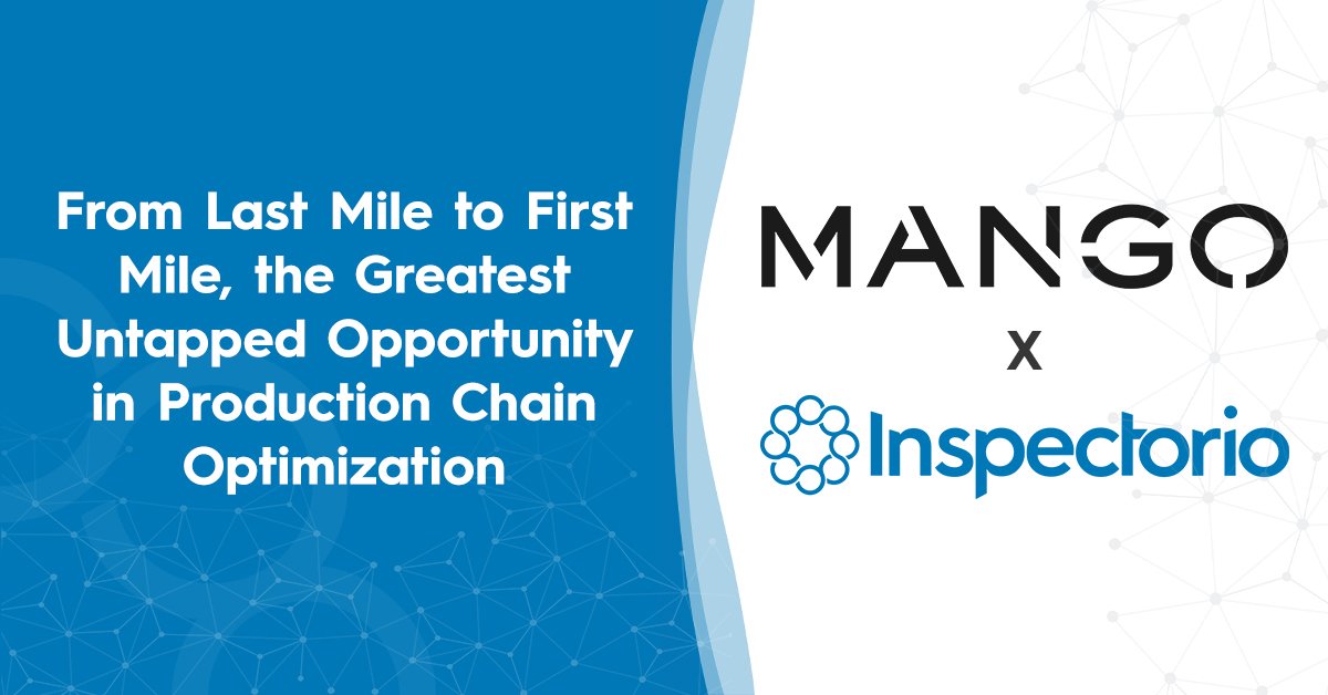 When @MANGO wanted to empower their quality efforts, they partnered with Inspectorio to provide a scalable and efficient experience toward greater digital transformation. Tomorrow at <a href="/PI_Apparel/">PI - Fashion's Technology Community</a> Europe, Inspectorio is proud to present their latest case study with client, MANGO.