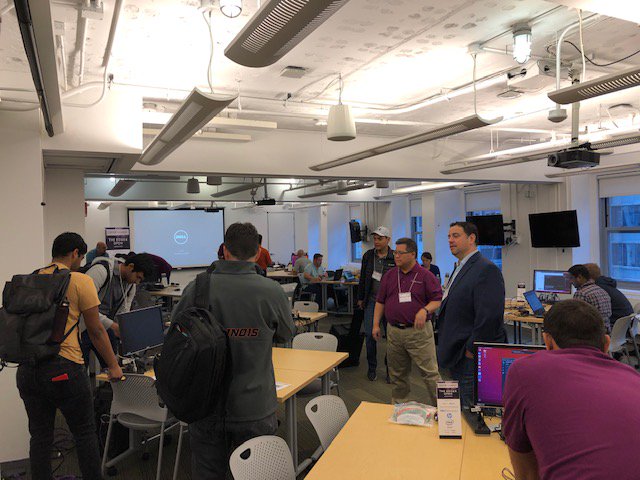EdgeXFoundry's tweet image. Here we go!! The #EdgeXOpen #hackathon is kicking off in Chicago! If you&apos;re there, share your pictures with @LF_Edge and @EdgeXFoundry. We can&apos;t wait to see all your great work! #EdgeXIoT #opensource #hackathon