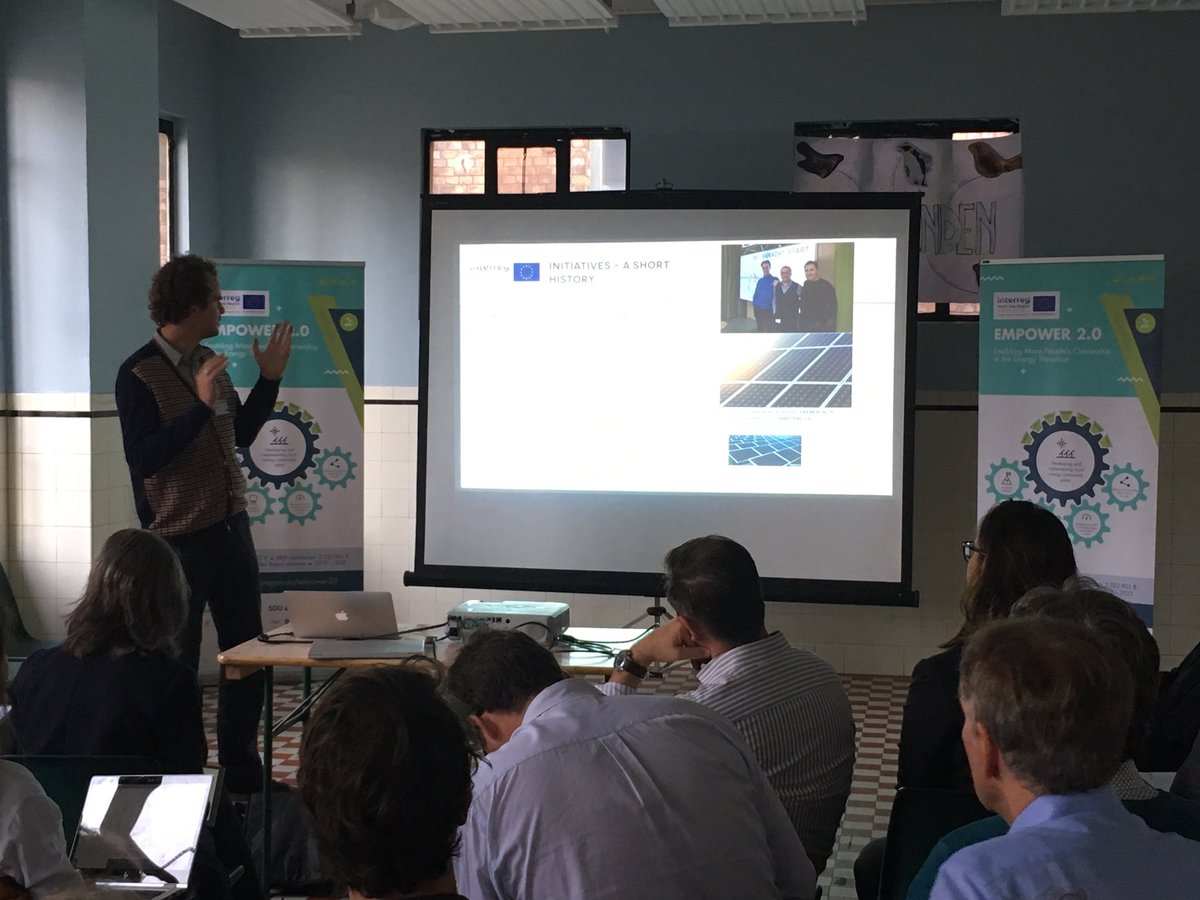 Pilot partners <a href="/MiddelfartKom/">Middelfart Kommune</a> and <a href="/leiedal/">Leiedal</a> presenting in the Advisory Board Meeting  #Empower2_0 #LocalEnergyCommunities #Interreg