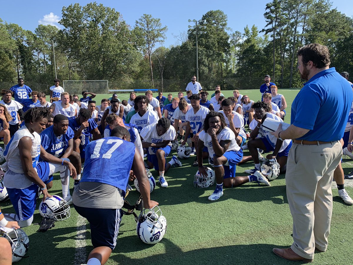 coachmorrison58's tweet photo. Thank you so much @coryryanbarnes for sharing from the word of God and encouraging the @Shorter_FB team! We are one family! Love our faculty and staff! https://t.co/h1l1Wukx7i