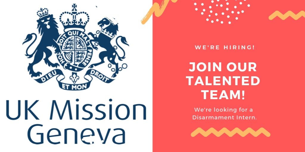UK Mission Geneva 🇬🇧 on Twitter "We’re hiring! The UK Mission in