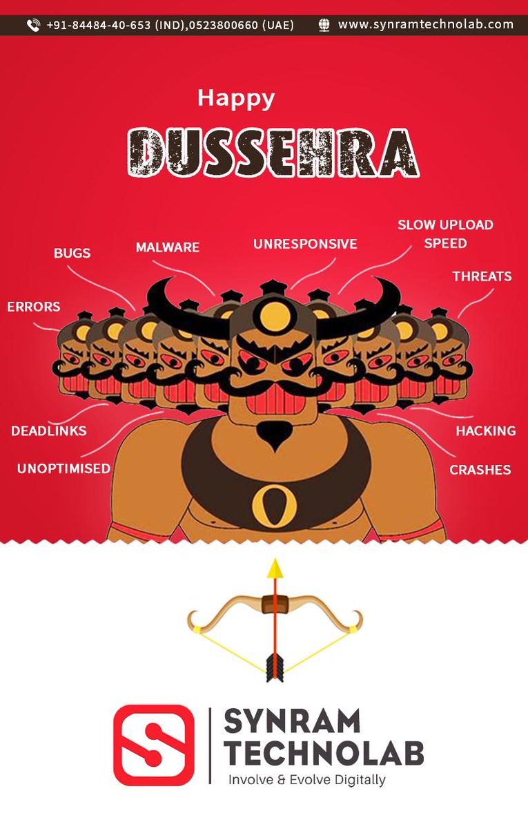 SynRamServices's tweet photo. #happydussehra #synramtechnolab https://t.co/EHOylioB2q
