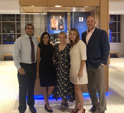 AlixandraMD's tweet photo. Some of the #Michigan contingent of the @Community_Rad division at the annual @DukeRadiology #fall #radiology #gathering last week at the #championsclub @DukeU #radxx @SejalPatelMD https://t.co/vZRzZuyaSQ