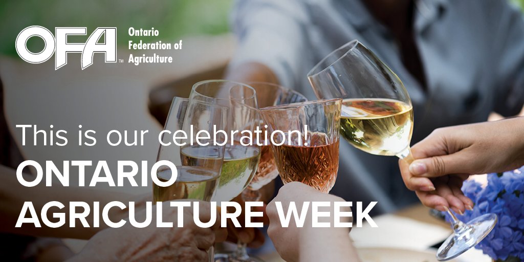 OntarioFarms's tweet photo. This week, we're celebrating Ontario Agriculture Week! Let’s take a moment to give a nod to all Ontario farm families and everyone in the agri-food industry who work every day producing safe, healthy food, raising awareness of the industry &amp; fueling the economy #OntAgWeek #ontag https://t.co/34kjHAWP51
