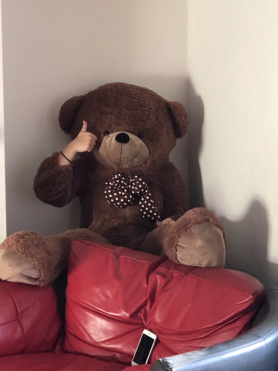 Amy_Burrough's tweet photo. So, my sister and her boyfriend broke up, so I took the stuffing out of the giant bear he gave her and.... https://t.co/HkkkNQlOSi
