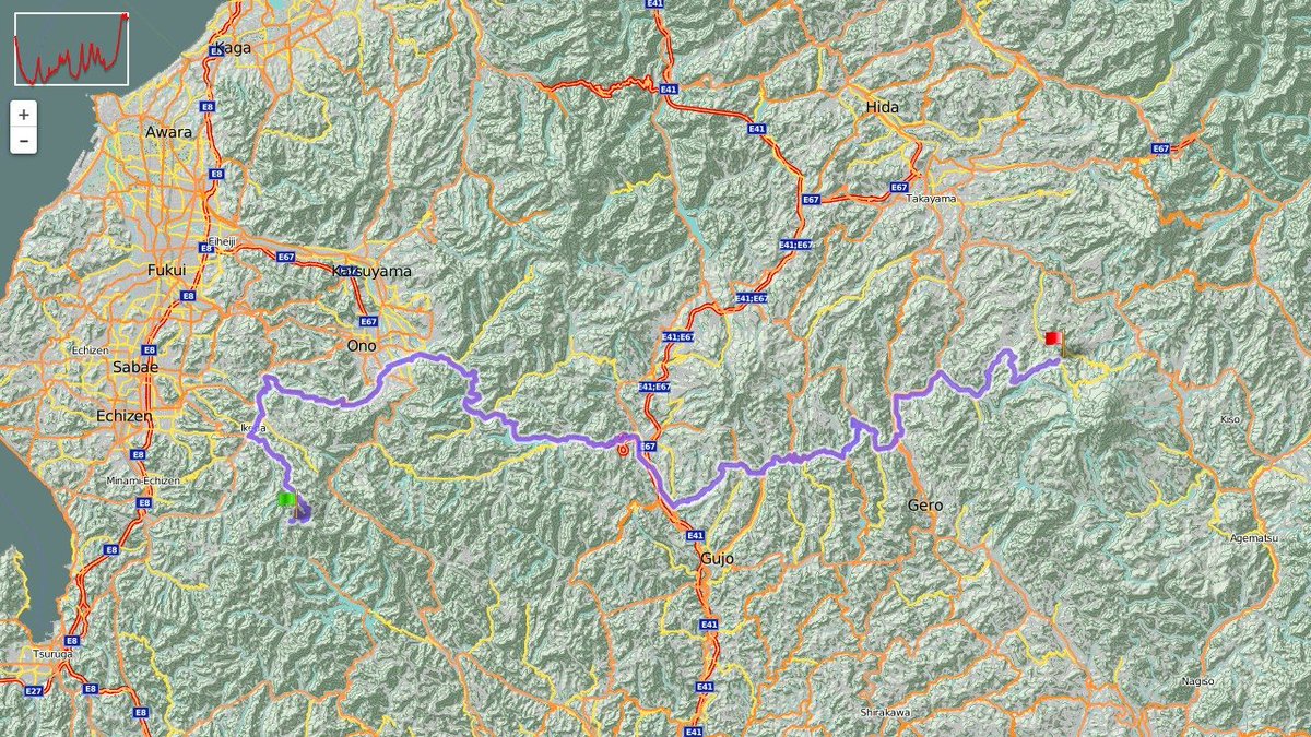 My draft for the <a href="/JapaneseOdyssey/">The Japanese Odyssey</a> 2019 ( S13 ) - 212 km - cycling.forkel.me/tjo2019-route-… #cycling #cyclinglife #bicyclelife #strava #stravacycling #ultraendurance #ultradistance #ultradistancecycling #longdistance #japaneseodyssey19 #tjo2019 #japan