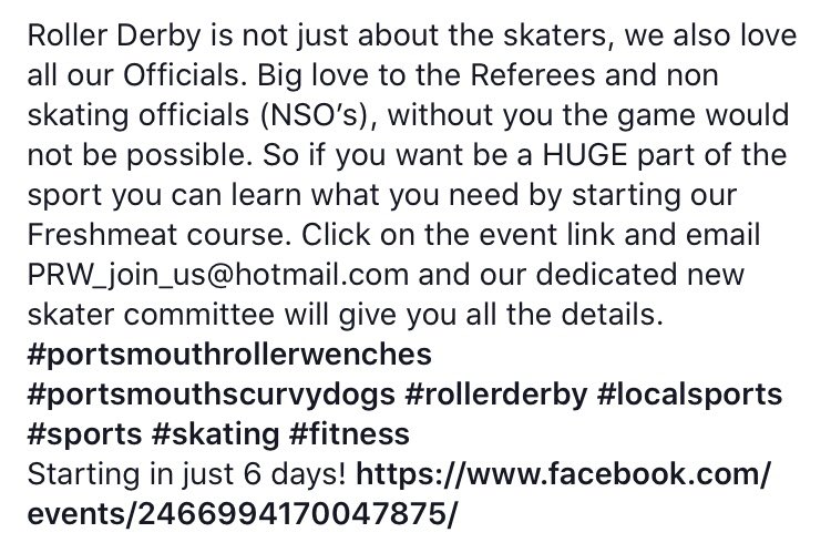 Portsmouth Wenches (@rollerwenches) on Twitter photo 