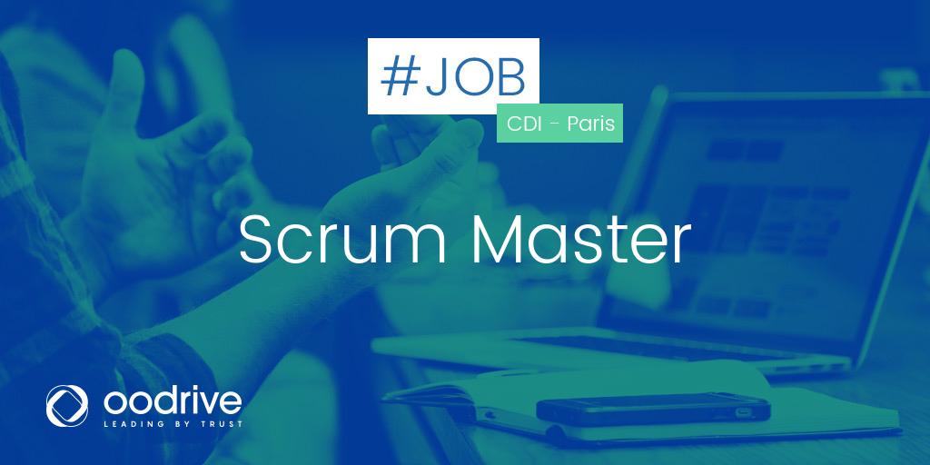 #JobAlert Oodrive recrute un(e) #ScrumMaster 
Pour postuler =>  bit.ly/2VmQFEY
#Job #Agile #CDI #recrutement
