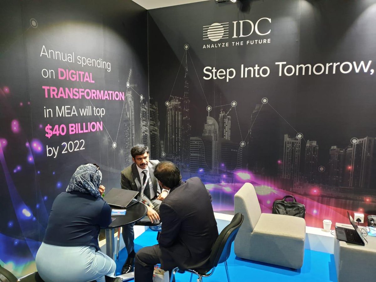 IDCMEA's tweet image. Ongoing discussions @Chinta_Krishna #IDCATGITEX #GITEX2019 #GitexTechWeek2019