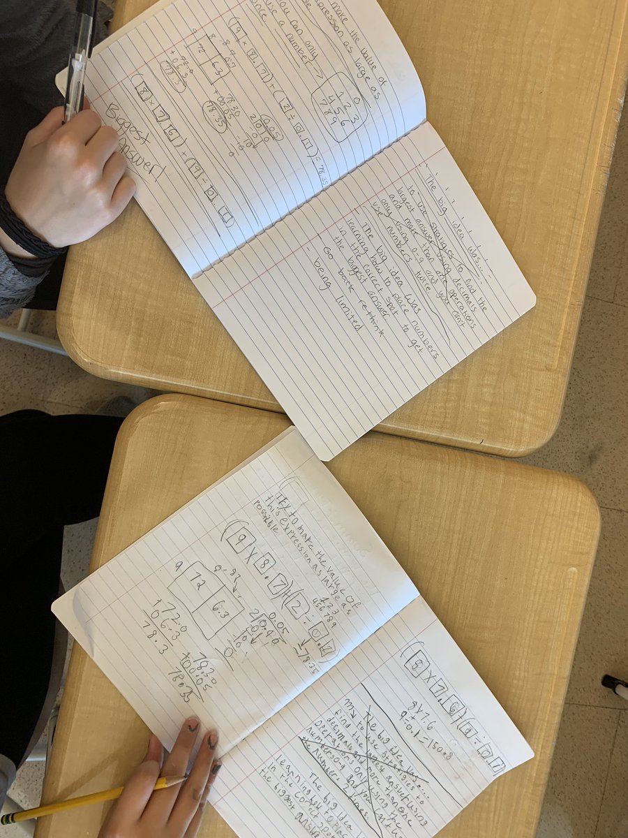 Indeed... 1 good problem can replace a whole worksheet!  🧐5th graders play with whole numbers and decimals in a puzzling Open Middle problem! <a href="/openmiddle/">Open Middle</a> <a href="/MrsDiorioFS/">Janice Diorio</a> <a href="/weston_field/">Weston Field Elementary School</a>