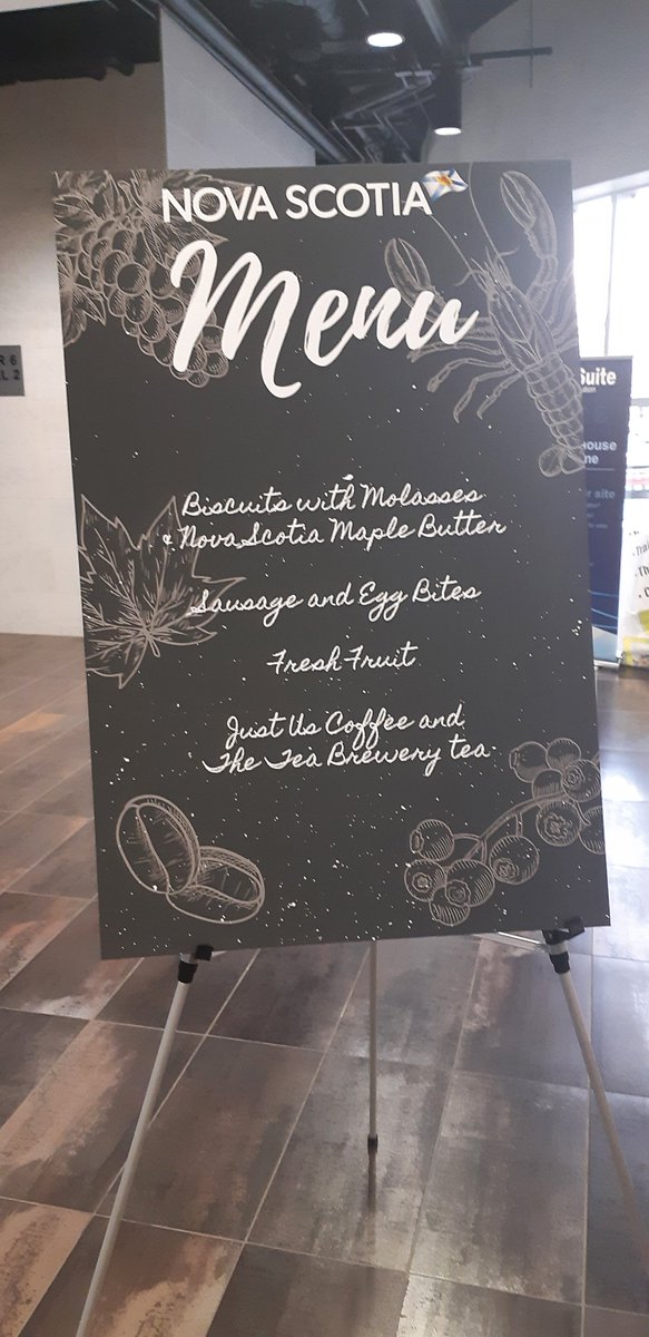 AtlCanShowcase's tweet photo. Appointments are well underway for Buyers and Sellers this morning! Delegates are enjoying a delicious nutrition break sponsored by @VisitNovaScotia #ACS2019 https://t.co/5aS4LV3kEU