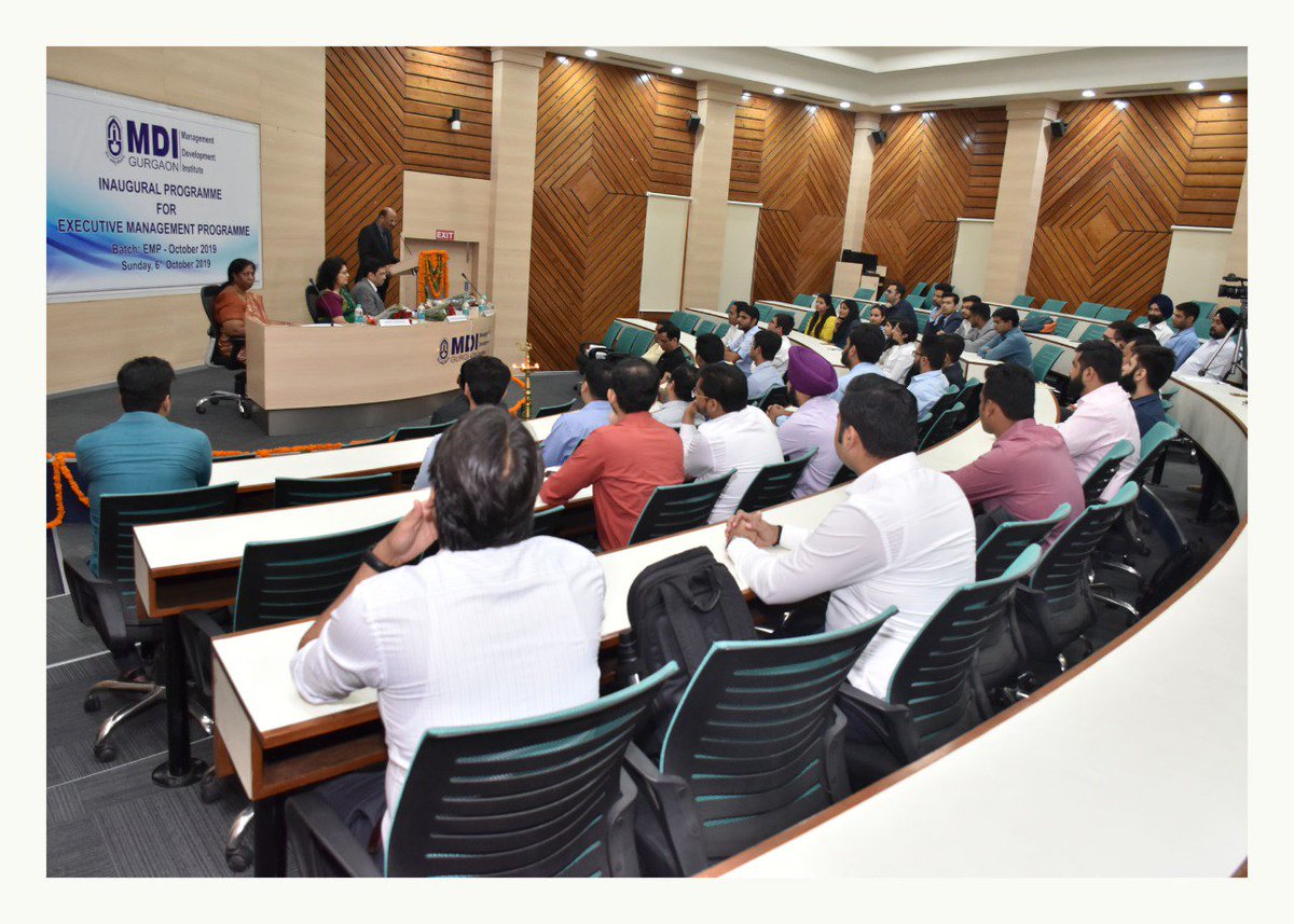 MDIGurgaon's tweet image. MDI Gurgaon inaugrates EMP October 2019 Batch

MDI Gurgaon is proud to announce that it has inaugrated its EMP October 2019 Batch. At the event, the welcome address was given by Dr. Jyotsna Bhatnagar. 
#mdigurgaon #campuslife #mandevian