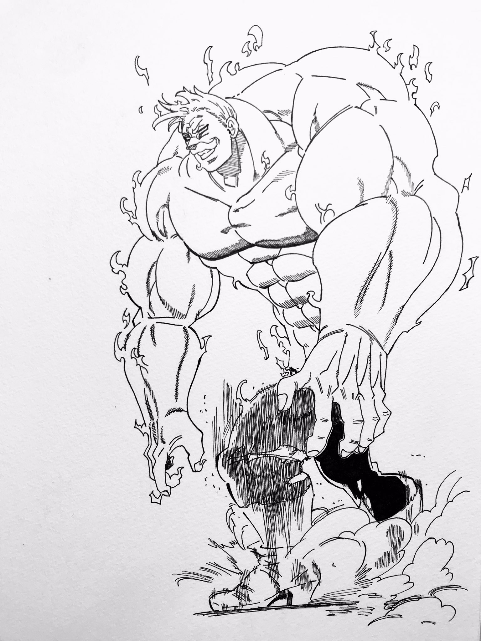 𝐤𝐞𝐧𝐬𝐡𝐢𝐫𝐨 天上天下唯我独尊 七つの大罪 エスカノール 模写 絵描きさんと繋がりたい 𝐤𝐞𝐧𝐬𝐡𝐢𝐫𝐨 天上天下唯我独尊 七つの大罪 エスカノール 模写 絵描きさんと繋がりたい
