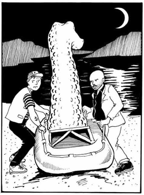 mathsstaruk's tweet photo. Just preparing lesson plans for the week and spotted Tom Allen in the Year 7 2003 optional sats writing task . . . seems to be portrayed in a Loch Ness monster hoax . . . #youthinkyouknowsomeone @tomallencomedy https://t.co/3FnHvUo5Wo
