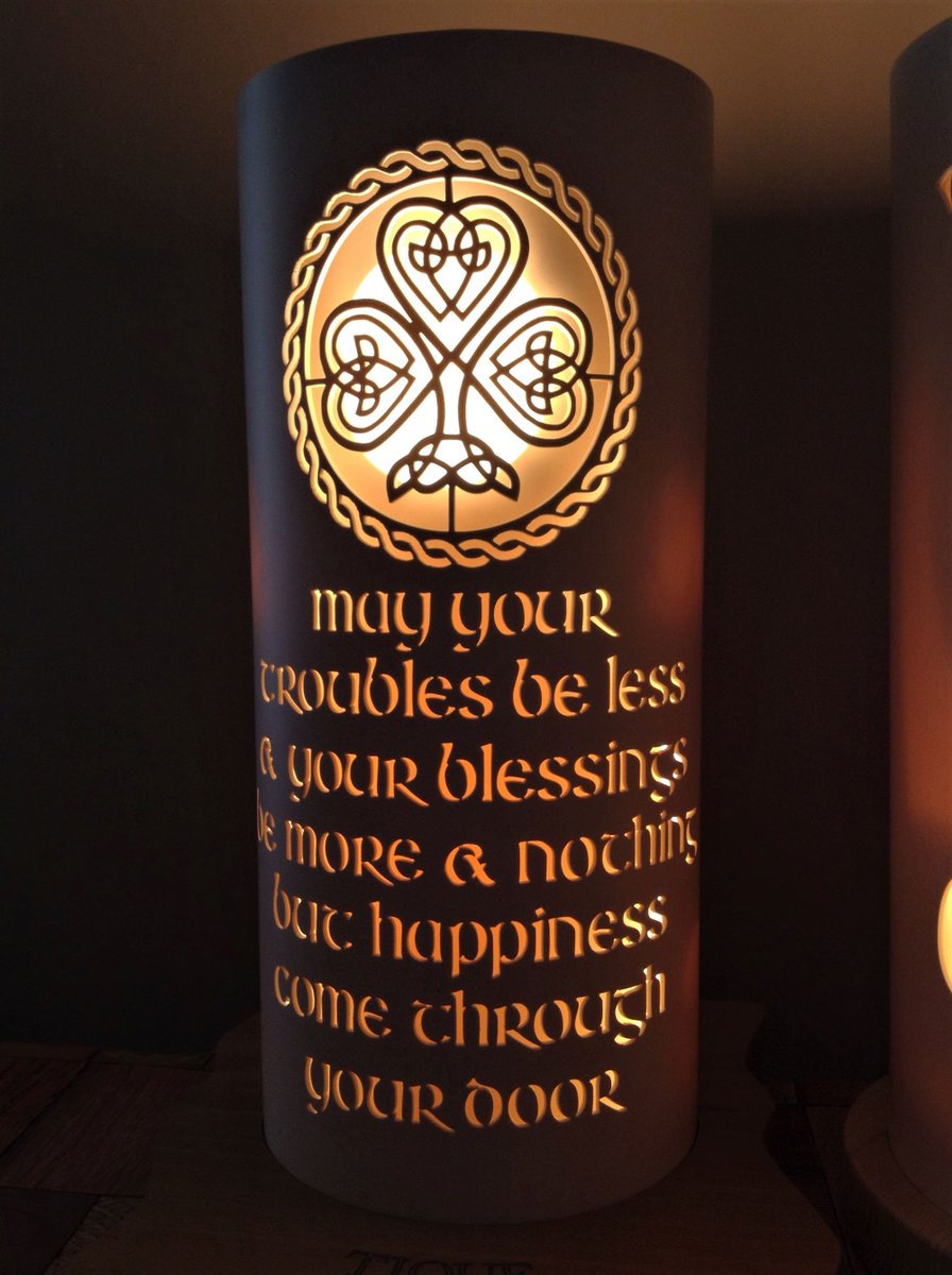 TruIrishCrafts's tweet photo. ** NEW PRODUCT ALERT **
The NEW Shamrock Blessing Night Light has been added to the Tique Lights collections. The perfect gift. 
"May your troubles be less &amp; your blessings be more &amp; nothing but happiness come through your door"
#tiquelights #nightlight #irishblessing #irishgift https://t.co/VirTpIJm7p