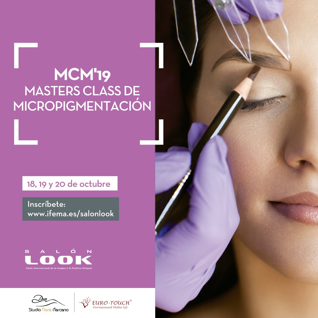 lookmadrid_'s tweet photo. #SalonLook 2019 organizará Masters Class de Micropigmentación, impartidas por la International Master Teacher #DoraMarcano y por la prestigiosa firma #EuroTouch
Información e inscripciones aquí: https://t.co/EbIMbExIJf https://t.co/YdXRPWELzy