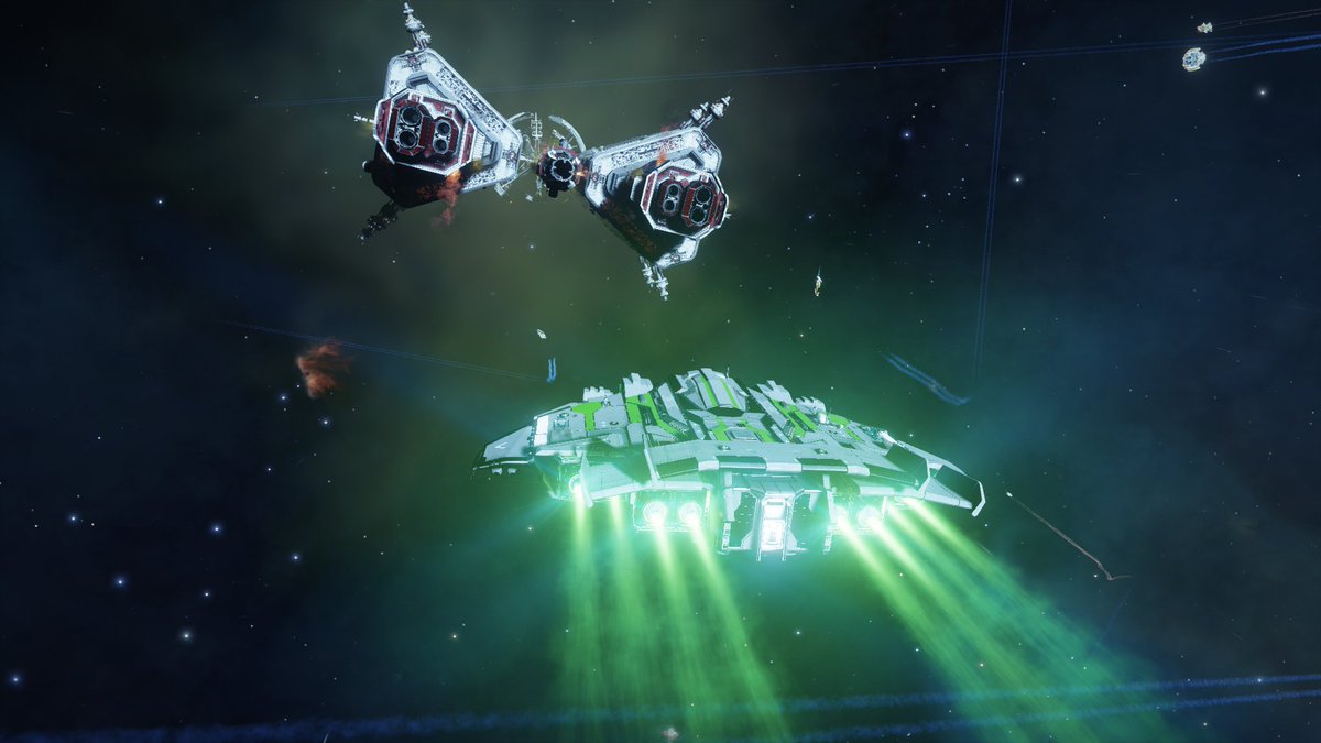 MadMaceGaming's tweet image. Sanchez Class Science Vessel stranded from a Thargoid attack. Goosh Goosh Machine is on it's way to make repairs. #Type10 #EliteDangerous