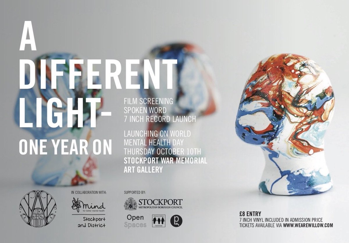 StockportTPA's tweet photo. A Different Light - A collaborative arts project at Stockport War Memorial Art Gallery between @WeAreWillow  and @stockportmind  this Thursday. This looks brilliant https://t.co/LZcAdkEJix https://t.co/ZSbuhYO8vs