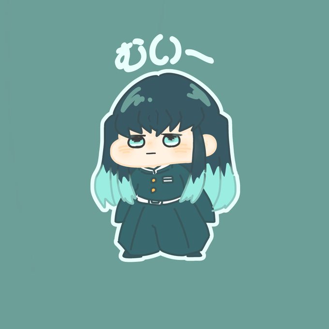 エリンギ怪獣🦕さんがTwitterに投稿した時透無一郎(鬼滅の刃)のイラスト。