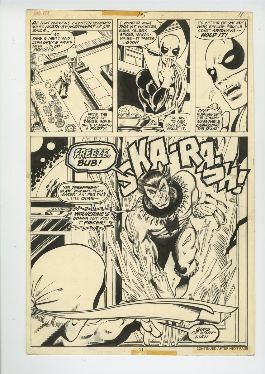 iamironfist23's tweet photo. #JohnByrne’s #Marvel Classics #ArtifactEdition from #IDW includes mat'l from his #IronFist run as well as Power Man, Captain America, #Avengers &amp; more. These 2 preview pages are courtesy of @13th_Dimension.👊
Size: 12″ x 17″
Pages: 168
Price: $125. 
Release: 10/9/19
#IamIronFist https://t.co/HLxAazJO7H