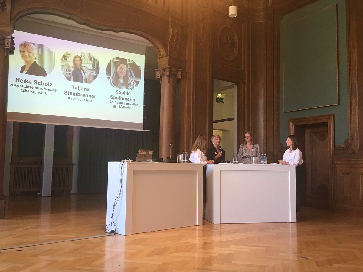 Mittelstand-Digital Zentrum Handel (@handelkompetent) on Twitter photo Drei Powerfrauen @Heike_Schlz & <a href="/LiSA4Retail/">LiSA Retail Innovation</a> auf der Bühne im @BMWi_Bund zum Thema: Was es heißt eine stationäre Händlerin in einer datengetriebenen Gesellschaft zu sein und wie kann #KI uns dabei unterstützen?! #handelkompetent #handelderzukunft Drei Powerfrauen @Heike_Schlz & <a href="/LiSA4Retail/">LiSA Retail Innovation</a> auf der Bühne im @BMWi_Bund zum Thema: Was es heißt eine stationäre Händlerin in einer datengetriebenen Gesellschaft zu sein und wie kann #KI uns dabei unterstützen?! #handelkompetent #handelderzukunft