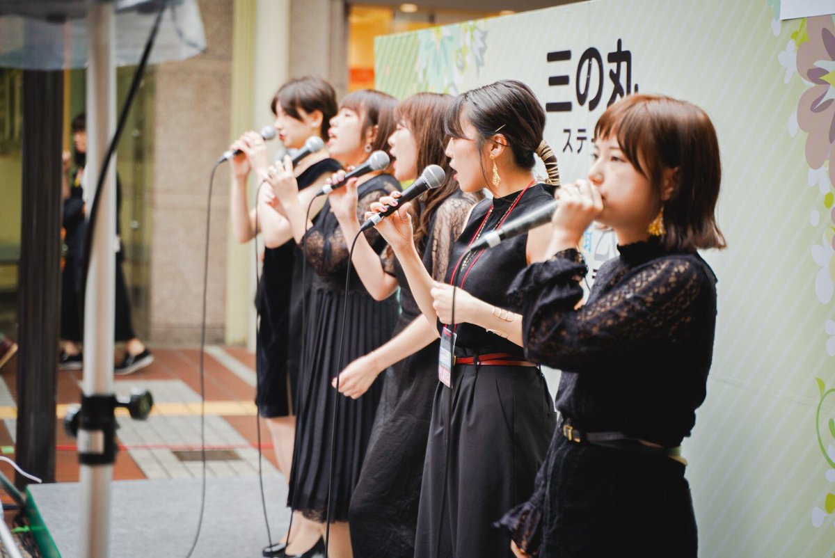 ____komachi's tweet photo. こまち 伊達アカ出演してきました🍙

社会人になっても、5人で集まって歌って、大好きな人たちにもたくさん会うことができ、最高の2日間でした！

(photo by 吉田さん @_yoshidaaa 📷)

#伊達アカ2019 https://t.co/fUuJlHvLaj