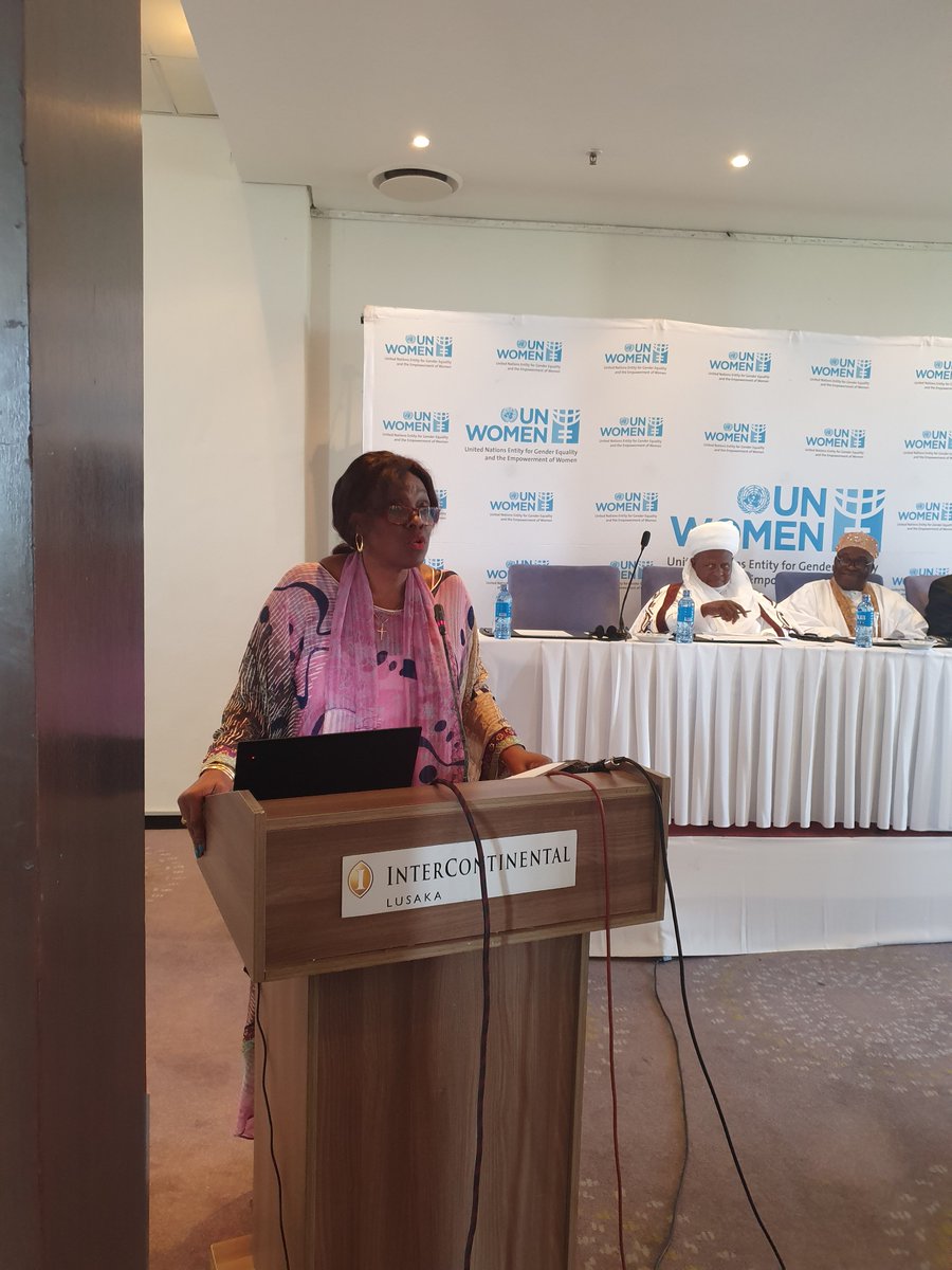 HabibaRezwana's tweet image. #COTLA/CONATA in Lusaka, UN Women Regional Director, ESARO reminding the traditional leaders on their role to lead in dismantling patriarchy &amp;amp; discriminatory gender norms, particularly, those that accept child marriage, which is "Child Rape"
#LagosDeclaration
#FGM
#childmarriage