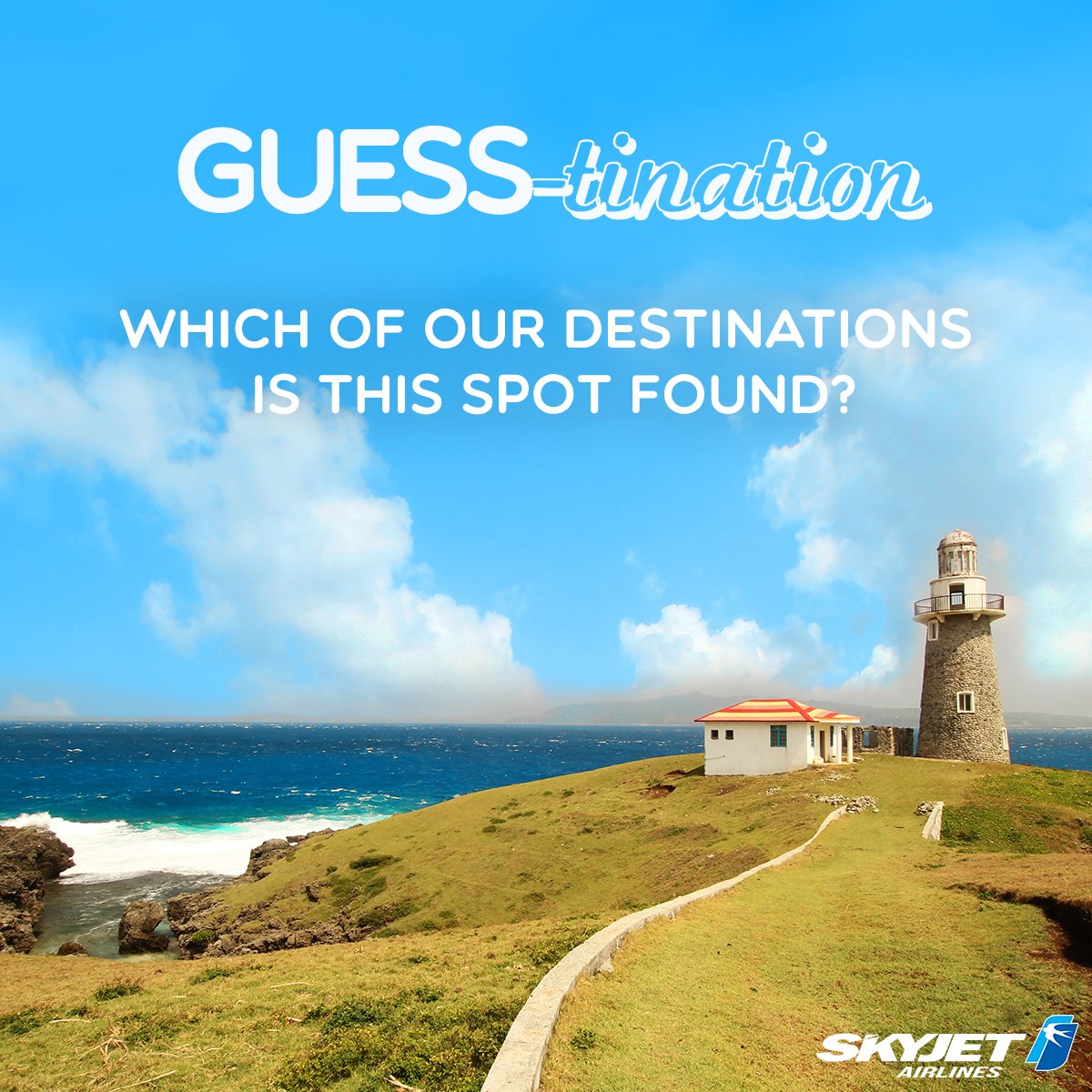 SkyJetAirlines's tweet photo. Have you visited any of our #breathtaking destinations? If yes, we’re sure you’ve come across this iconic IG-worthy location!
Tweet us your guess which of our destinations this spot is found! #FlySkyJet https://t.co/LZdGjelMp7