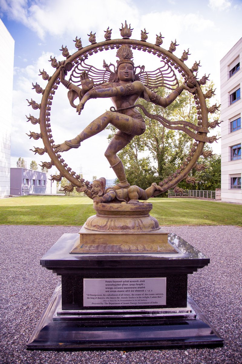 55) I'll leave you to your imagination to figure out what's happening there.As if that isn't strange enough, CERN unveiled an odd new landmark in 2004 — a statue of the Hindu deity Shiva, god of destruction.It was a gift from India to celebrate its long association with CERN.