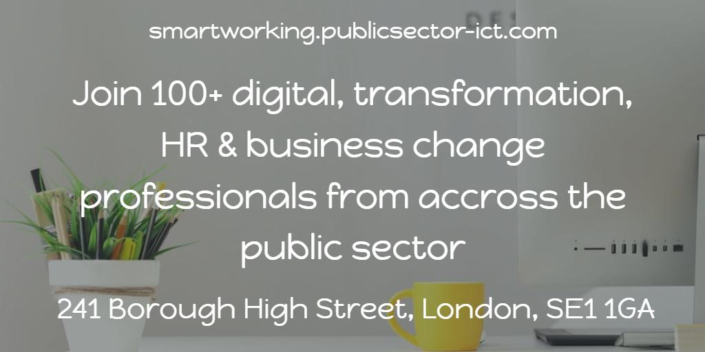 ⏰ It's almost time for #smartworking19 join <a href="/UKGovPropAgency/">Government Property Agency (the GPA)</a> <a href="/acasorguk/">Acas</a> <a href="/dcms/">Department for Culture, Media and Sport</a> <a href="/Bushbell/">Aileen Evans CIHCM</a> @a_altoft &amp; more this Wednesday in #London (did we mention it's FREE for the public sector) bit.ly/SmartWorkingSu…
