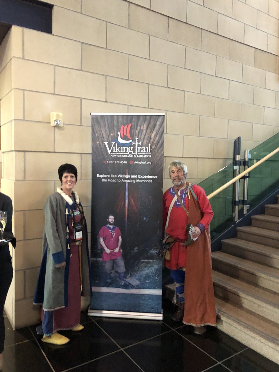 VikingTrail's tweet photo. We were so happy to be part of the Welcoming Reception with @NLtweets @VisitGrosMorne @HospitalityNL @WNewfoundland @LegendaryCoasts @CentralNL @LabradorTweets and so many more of our NL Tourism colleagues last evening! Cheers to productive #ACS2019 meetings!!! https://t.co/RO7aqABEwe