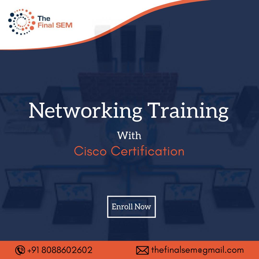 thefinalsem's tweet photo. The search can stop at you! Only if you are ready to get the best Cisco certification from the top Networking training institute. Learn From the industry experts at #TheFinalSEM.
For course info visit https://t.co/5EjUCrsS4A
#networking #networkingwithcisco #Ciscocertification https://t.co/sx2Wjf1MaL