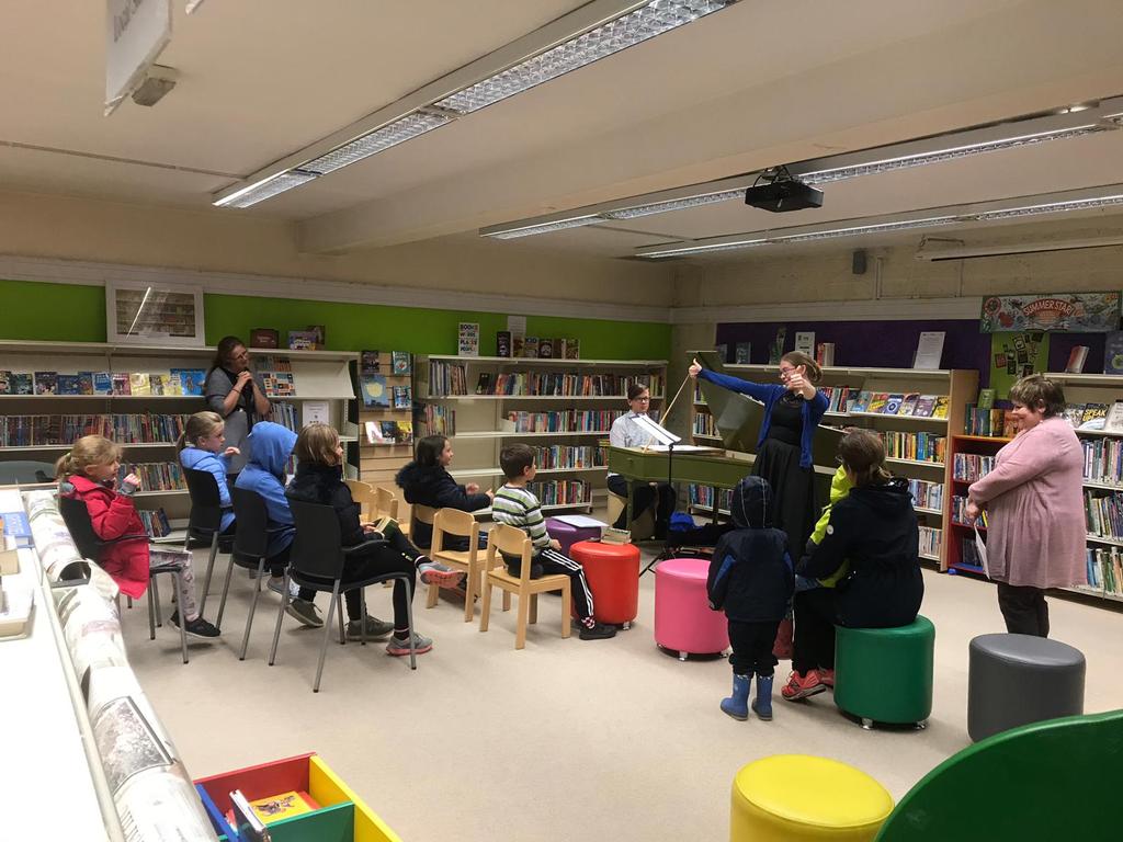 corkcolibrary's tweet photo. Fun and games at 'Horrible Histories and Harmonies' at #YoughalLibrary with the East Cork Early Music Festival
#LoveLibraries #LoveMusic https://t.co/aidDmoRHgD