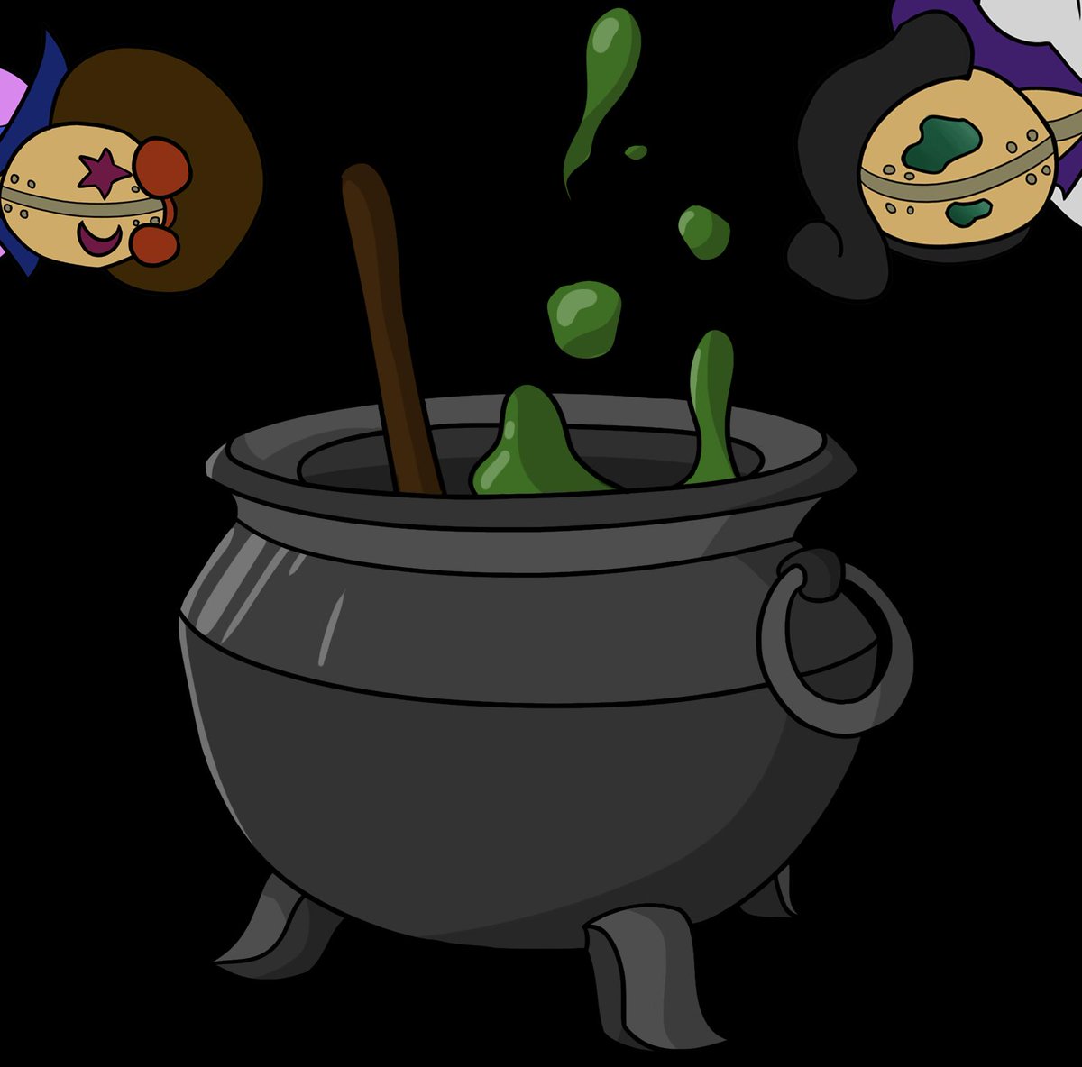 Whats this strange cauldron doing here? And who are these two guys?! More info soon! #indiedev #gamedev #indiegamedev