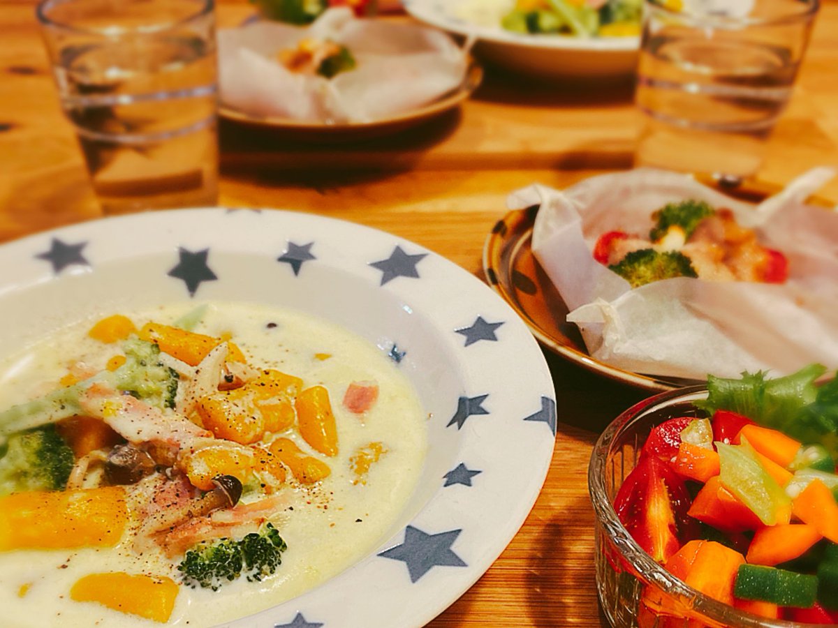 gohannoakari's tweet image. カボチャ🎃のニョッキレッスン
楽しく終われました〜
今日の生徒さん達にも
喜んでもらえて良かったよ〜😋✨

お野菜のニョッキは野菜もたくさん食べられるし、普通のパスタより小麦粉を減らせるから、ちょっと嬉しかったりしますね！
#cookinglesson