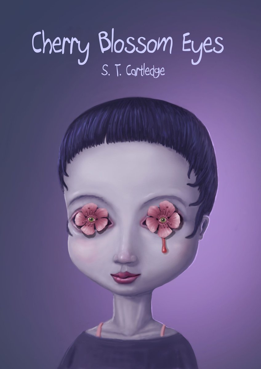 STCartledge's tweet image. Cherry Blossom Eyes is a surreal YA bizarro novella about young love and finding one’s true identity. Out Nov 1st 2019 @EraserheadPress and some amazing folks have said some great things about it. Here's what: