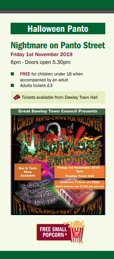 GreatDawley's tweet photo. Our school holiday fun family sessions are back! This October Half Term we have lots of crafting, Dawley Flix 🎬, woodland activities and we finish off with a spooky Halloween Panto👻🎃! Hopefully 👀 you there... #whatson #SchoolHolidays
#DawleyisGreat https://t.co/kba5zWMdPj