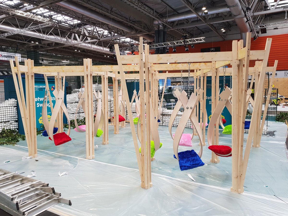 CarwynJonesAber's tweet photo. @OneYouPHE Swing seats ready for @UK_CW #everymindmatters https://t.co/mlVQGMqjcc