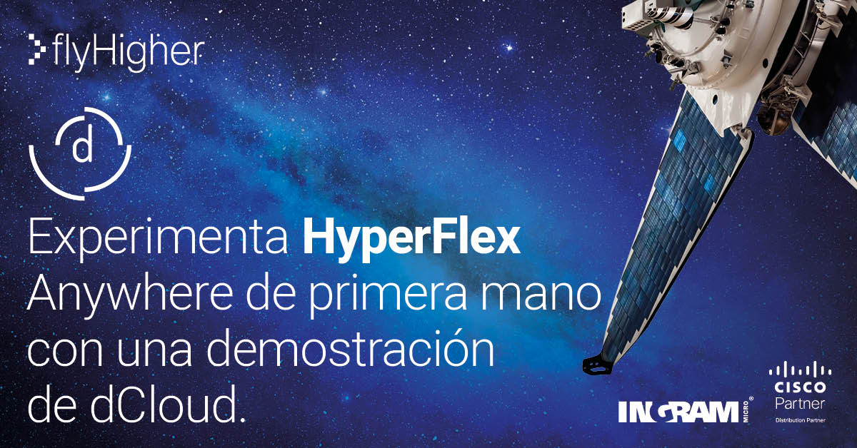 IMES_Flyhigher's tweet photo. ¡Prueba el nuevo #Cisco HyperFlex Anywhere reservando una demostración de dCloud con #IngramMicro hoy mismo!
Experimenta la infraestructura totalmente hiperconvergente y estratosférica que te ofrece HyperFlex Anywhere. #flyHigher 

https://t.co/QiMDLWP59E https://t.co/1cypsQlGUr