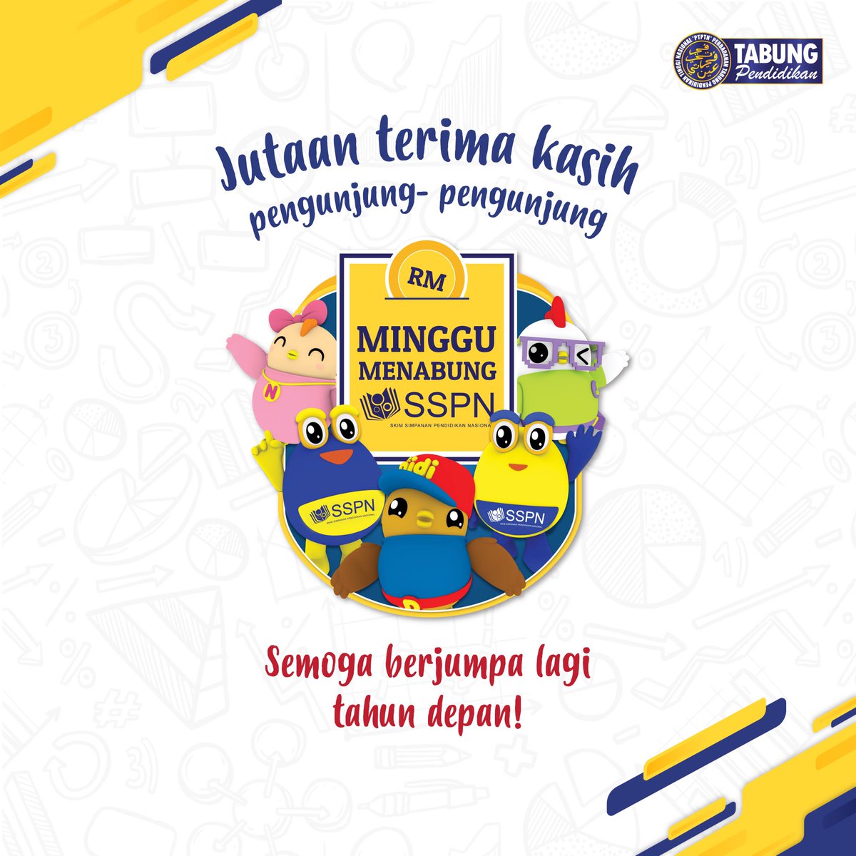 Ptptn V Tvittere Terima Kasih Kepada Semua Pengunjung Pengunjung Program Minggu Menabung Sspn 2019 Yang Telah Berlangsung Pada 4 6 Oktober 2019 Di Seluruh Negara Semoga Berjumpa Lagi Tahun Hadapan Lovesspn Mulakansekarang Https T Co Sx4fot16hm