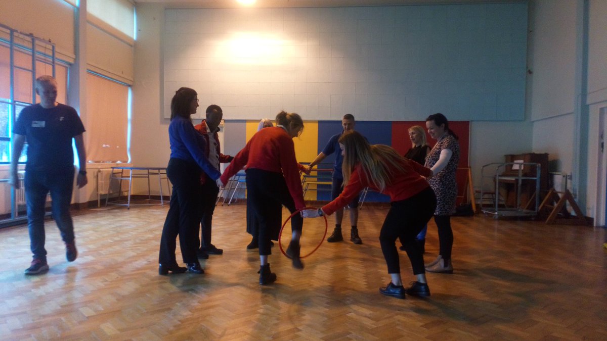 ImaginationMcr's tweet photo. Very lucky to have learnt from Dave  @ThriveMcr this morning to share ideas for playground games we can use to help the children get the physical activity they need to focus on their development. Thanks @BaguleyHallPri for organising for us! #inspired #physicalhealth https://t.co/vbaZSPR0qE